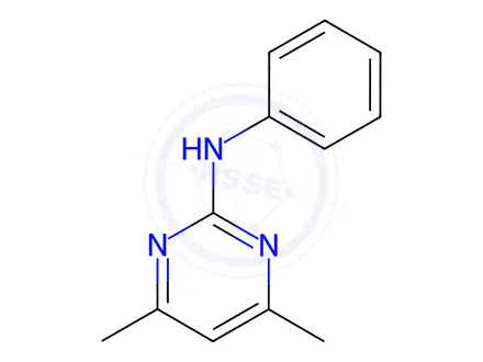 Chemical structure of Pyrimethanil