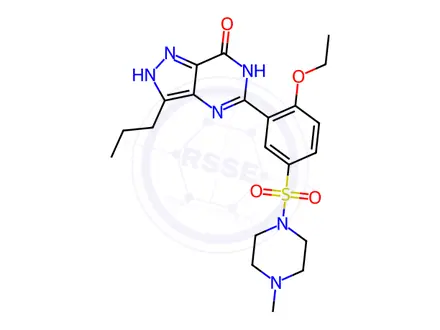 Chemical structure of Sildenafil Impurity 355