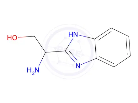 Chemical structure of 2-Amino-2-(1H-benzo[d]imidazol-2-yl)ethan-1-ol