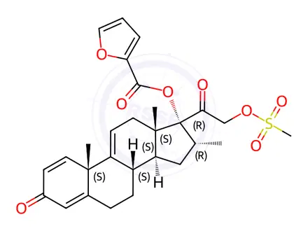 Chemical structure of Mometasone Furoate Impurity 114