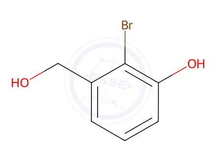 Chemical structure of 2-bromo-3-(hydroxymethyl)phenol