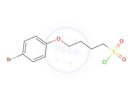 Chemical structure of 4-(4-Bromophenoxy)butane-1-sulfonyl Chloride