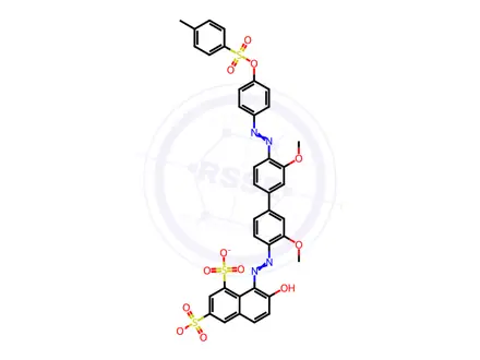 Chemical structure of Acid Red 128