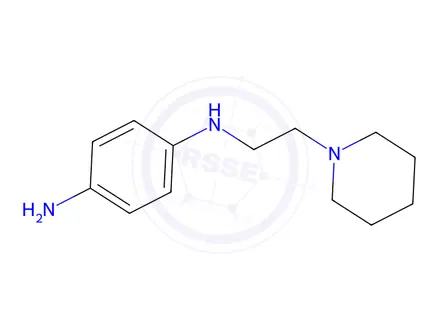 Chemical structure of N1-(2-(piperidin-1-yl)ethyl)benzene-1,4-diamine