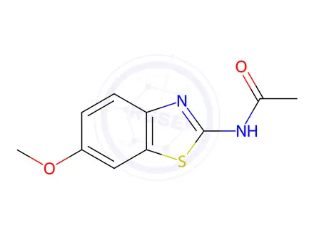 Chemical structure of n-(6-Methoxybenzo[d]thiazol-2-yl)acetamide