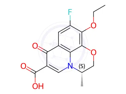 Chemical structure of Levofloxacin Impurity 117