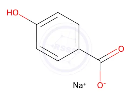 Chemical structure of Sodium 4-hydroxybenzoate