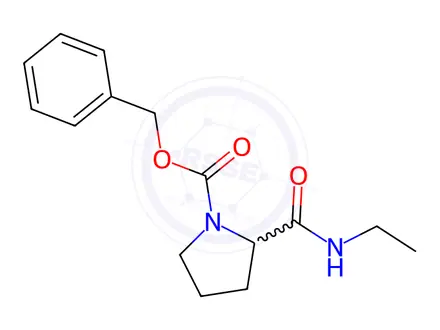 Chemical structure of Benzyl 2-(ethylcarbamoyl)pyrrolidine-1-carboxylate