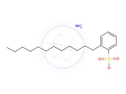 Chemical structure of Ammonium Dodecylbenzenesulfonate