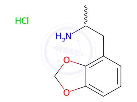 Chemical structure of 2,3-MDA Hydrochloride
