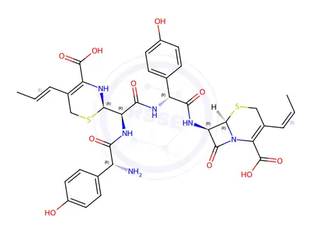Chemical structure of Cefprozil Impurity 50