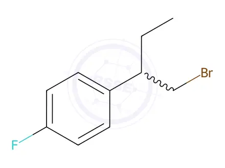 Chemical structure of 1-(1-Bromobutan-2-yl)-4-fluorobenzene
