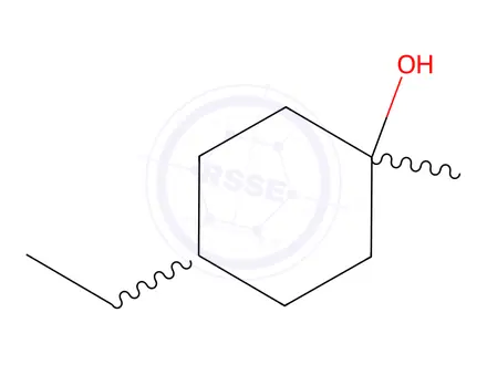 Chemical structure of 4-Ethyl-1-methylcyclohexan-1-ol