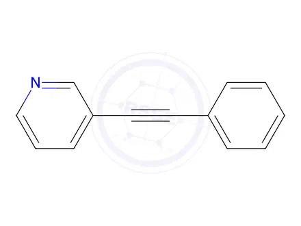 Chemical structure of 3-(Phenylethynyl)pyridine