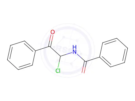 Chemical structure of N-(1-Chloro-2-oxo-2-phenylethyl)benzamide