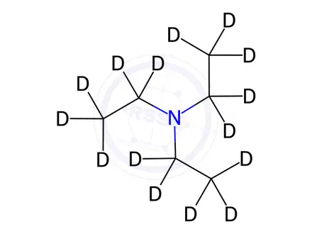 Chemical structure of Triethylamine-d15