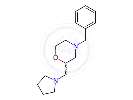 Chemical structure of 4-Benzyl-2-((pyrrolidin-1-yl)methyl) morpholine