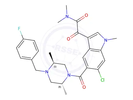 Chemical structure of rac-Talmapimod