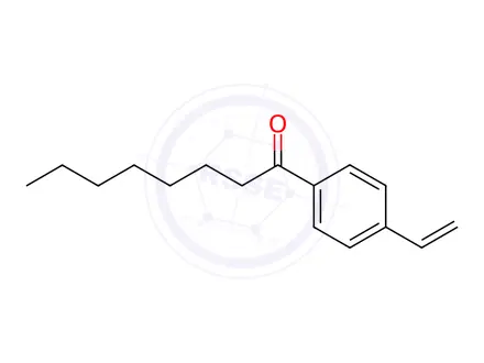 Chemical structure of 4-Octanoylstyrene