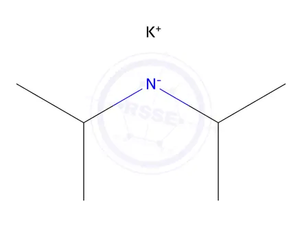 Chemical structure of potassium diisopropylamide