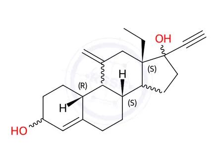 Chemical structure of 3(R,S)-Hydroxy Desogestrel