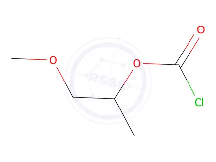 Chemical structure of 1-methoxypropan-2-yl chloroformate