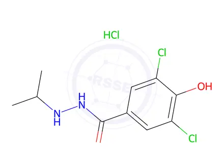 Chemical structure of 3,5-Dichloro-4-hydroxy-N'-isopropylbenzohydrazide Hydrochloride