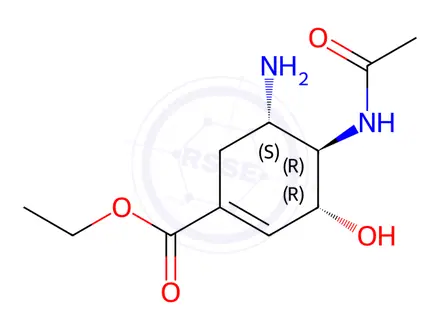 Chemical structure of Oseltamivir Impurity 48