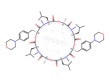 Chemical structure of Emodepside
