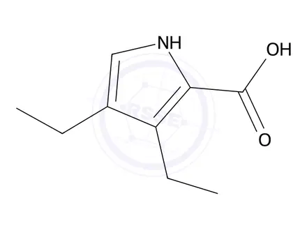Chemical structure of 3,4-Diethyl-1H-pyrrole-2-carboxylic acid