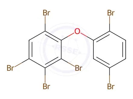 Chemical structure of 2,2',3,4,5',6-Hexabromodiphenyl Ether