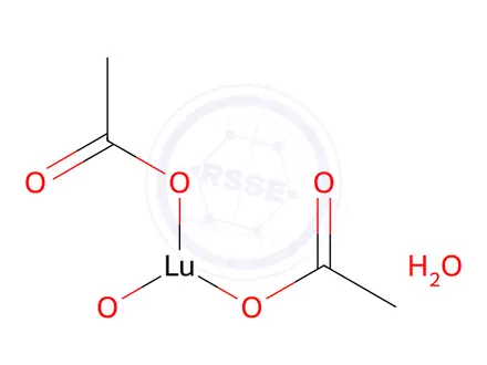 Chemical structure of Lutetium(III) acetate hydrate