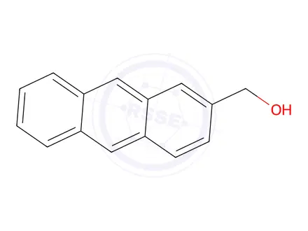 Chemical structure of 2-(Hydroxymethyl)anthracene