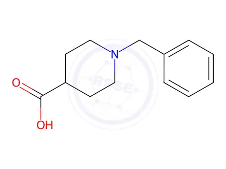 Chemical structure of 1-Benzylpiperidine-4-carboxylic acid