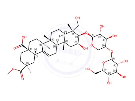 Chemical structure of Esculentoside A