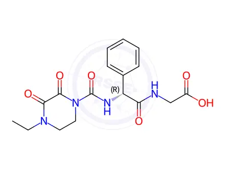 Chemical structure of Piperacillin EP Impurity J