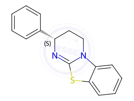 Chemical structure of (2S)-2-Phenyl-3,4-dihydro-2H-pyrimido[2,1-b][1,3]benzothiazole 95%