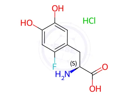 Chemical structure of 2-Fluoro-5-hydroxyl-L-tyrosine HCl