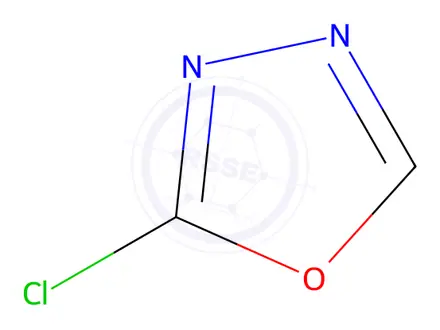Chemical structure of 1,3,4-Oxadiazole, 2-chloro-