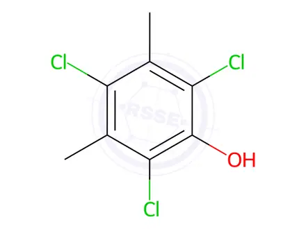 Chemical structure of 2,4,6-Trichloro-3,5-dimethyl-phenol