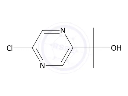 Chemical structure of 2-(5-chloropyrazin-2-yl)propan-2-ol
