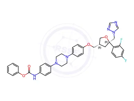 Chemical structure of Posaconazole Impurity 374