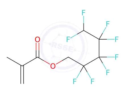Chemical structure of 1H,1H,5H-Octafluoropentyl Methacrylate