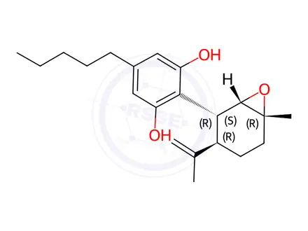 Chemical structure of (1S,6R)-Cannabidiol Epoxide