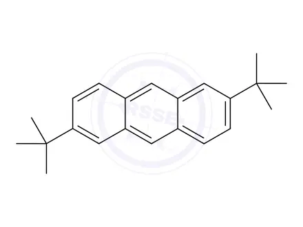 Chemical structure of 2,6-Di-tert-butylanthracene