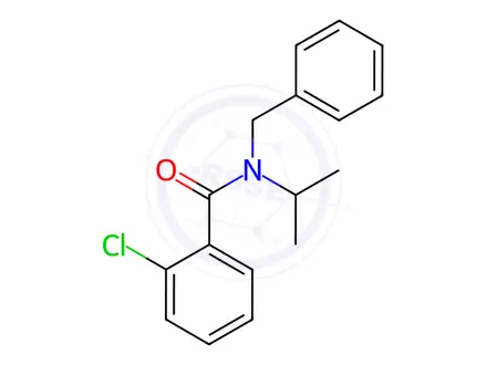 Chemical structure of N-Benzyl-2-chloro-N-isopropylbenzamide