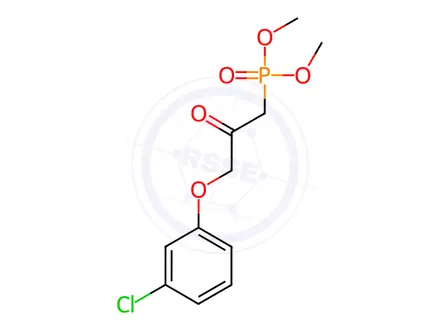 Chemical structure of Dimethyl (3-(3-chlorophenoxy)-2-oxopropyl)phosphonate