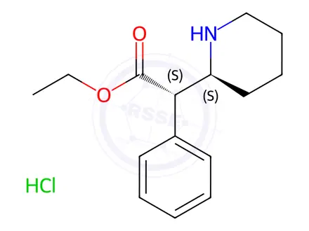 Chemical structure of Methylphenidate Hydrochloride Impurity 5 Hydrochloride (Methylphenidate Hydrochloride EP Impurity E Hydrochloride)