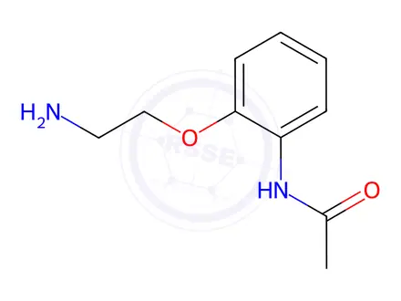 Chemical structure of N-(2-(2-aminoethoxy)phenyl)acetamide