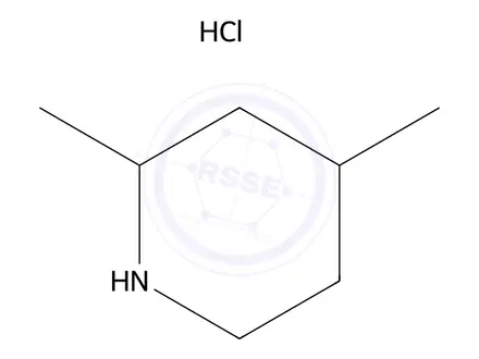 Chemical structure of 2,4-Dimethylpiperidine Hydrochloride